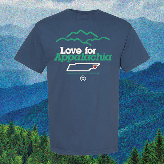 Love for Appalachia Hurricane Helene Flood Relief, East Tennessee Benefit Tee