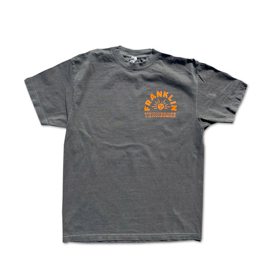 Franklin, Tenn Walking Horse Guitarist Faded Black Tee