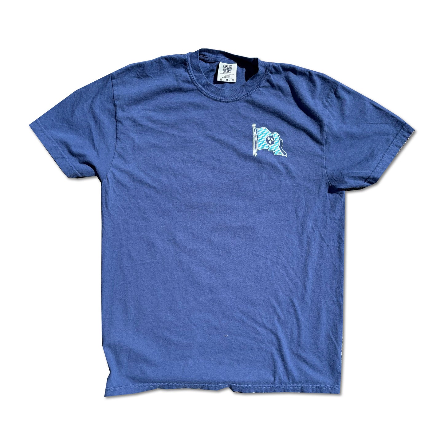 Historic Germantown Bavarian Tristar Faded Blue Tee