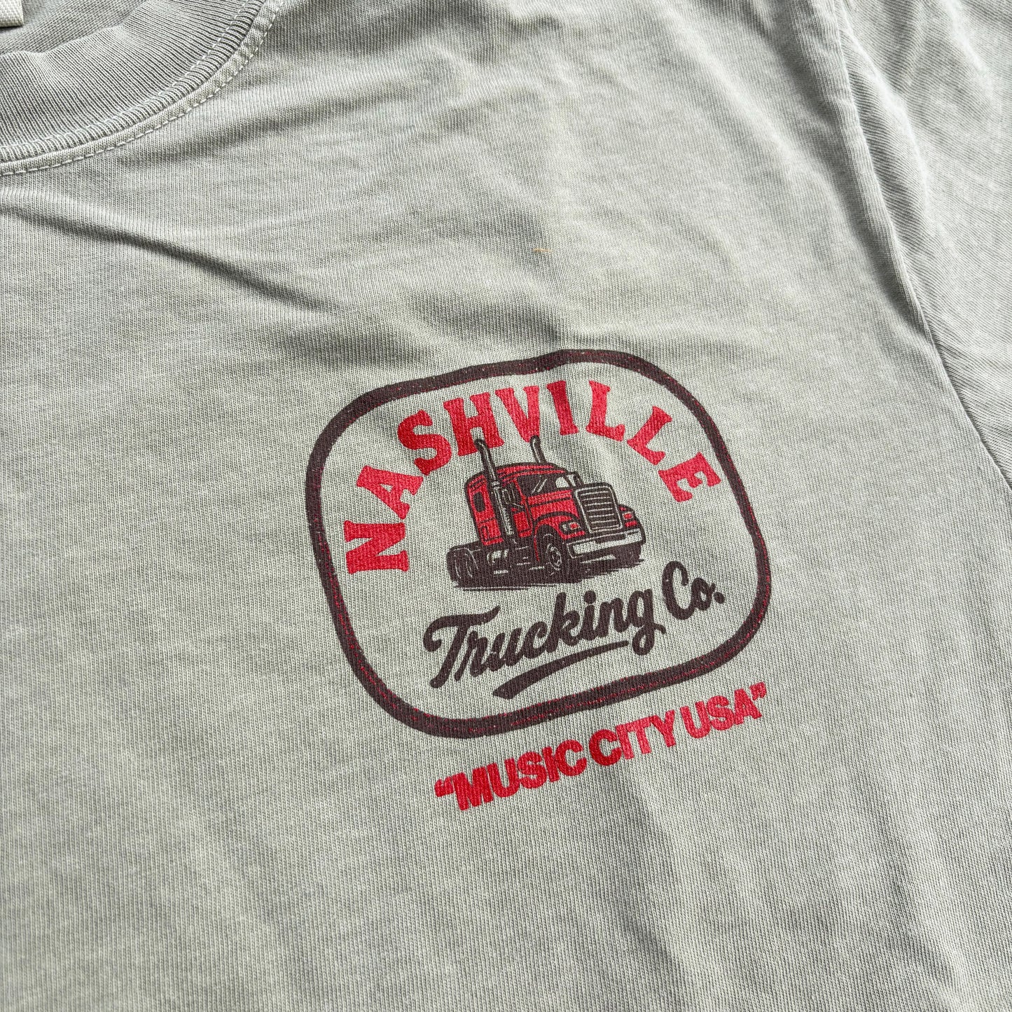 Nashville Trucking Co. Sandstone Tee