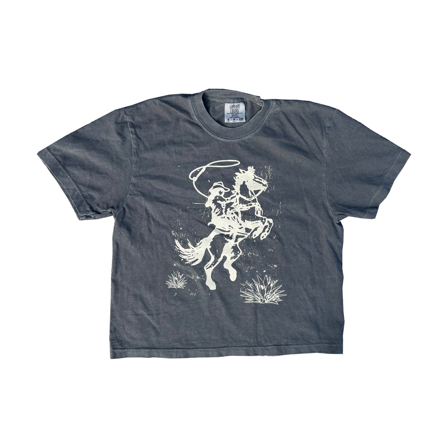 Follow Me to Nashville, Tenn Ladies Bucking Bronco CROP
