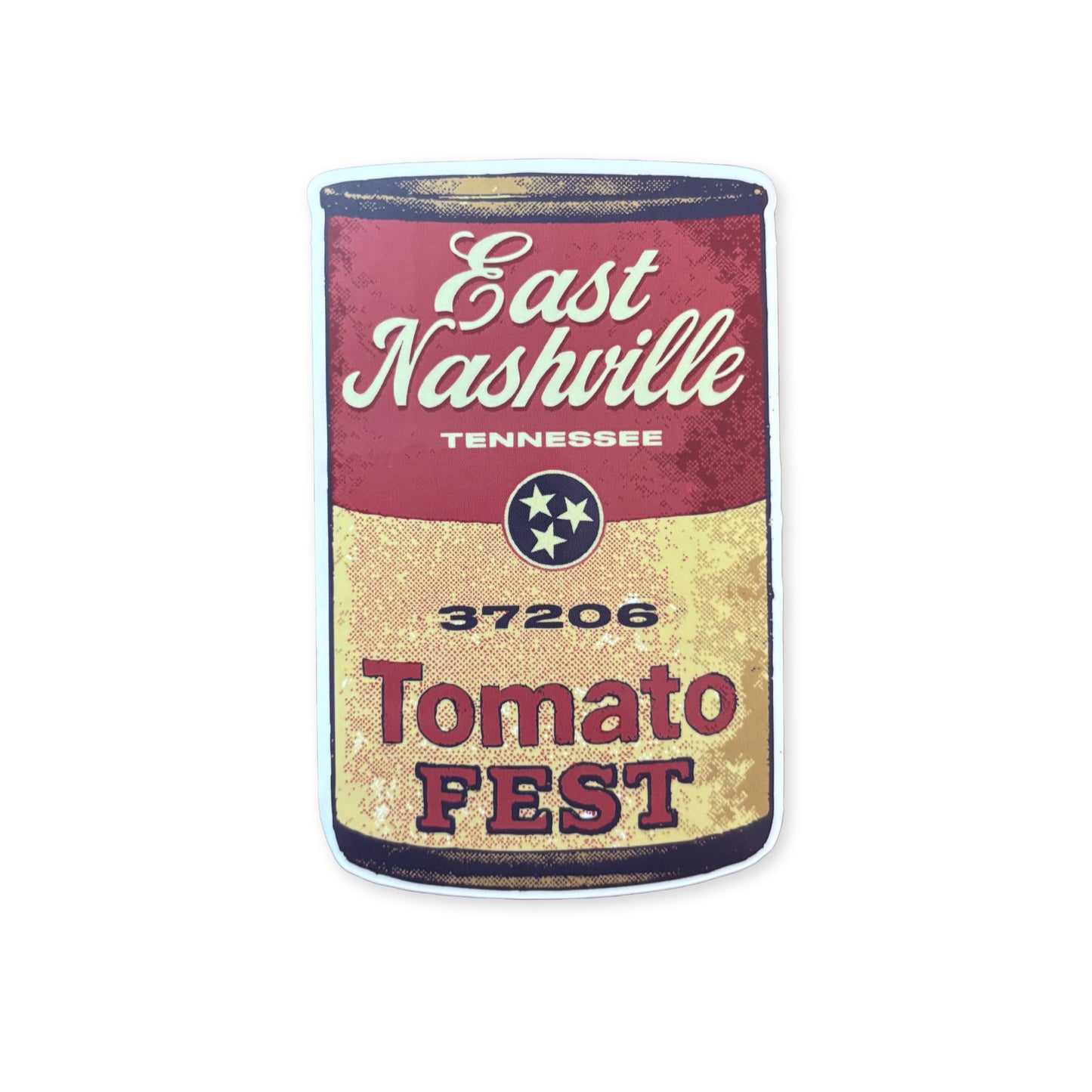 East Nashville Tomato Soup Fest Sticker