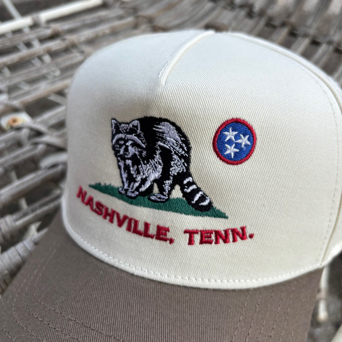 Nashville, Tenn Raccoon Beige Hat