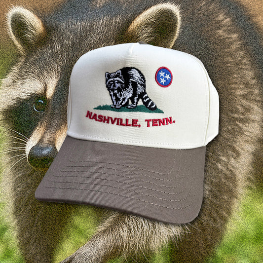 Nashville, Tenn Raccoon Beige Hat