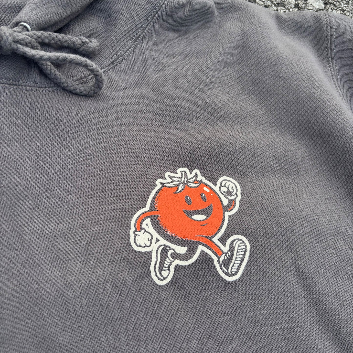 East Nashville Tomato Jogger Dark Gray Hoodie