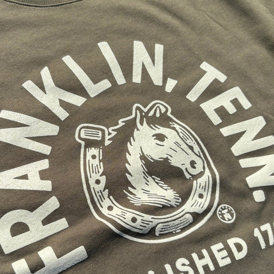 Franklin, Tenn Est. 1799 Olive Green Crewneck Sweatshirt