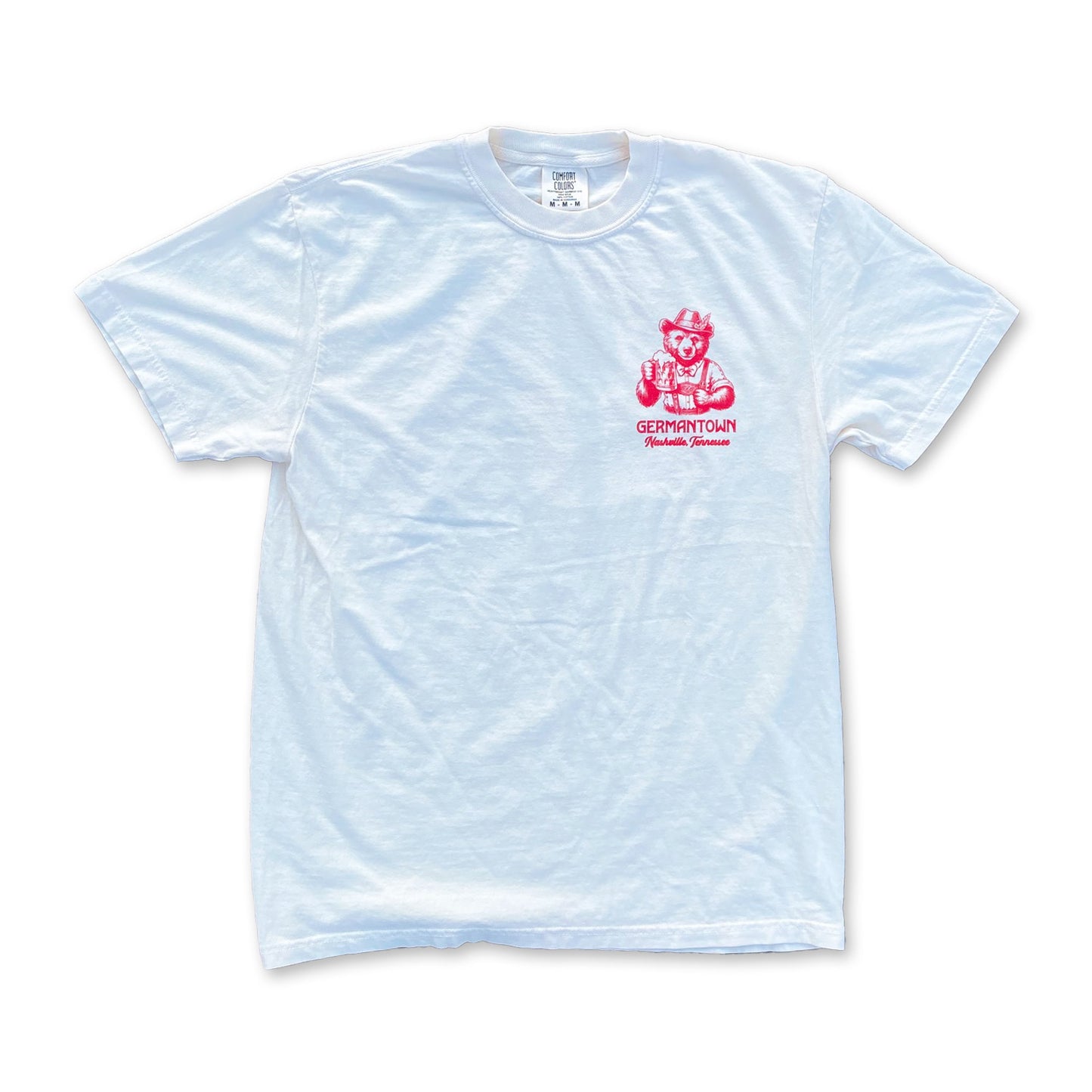 Oktoberfest Germantown, Nashville Lederhosen Bear Ivory Tee