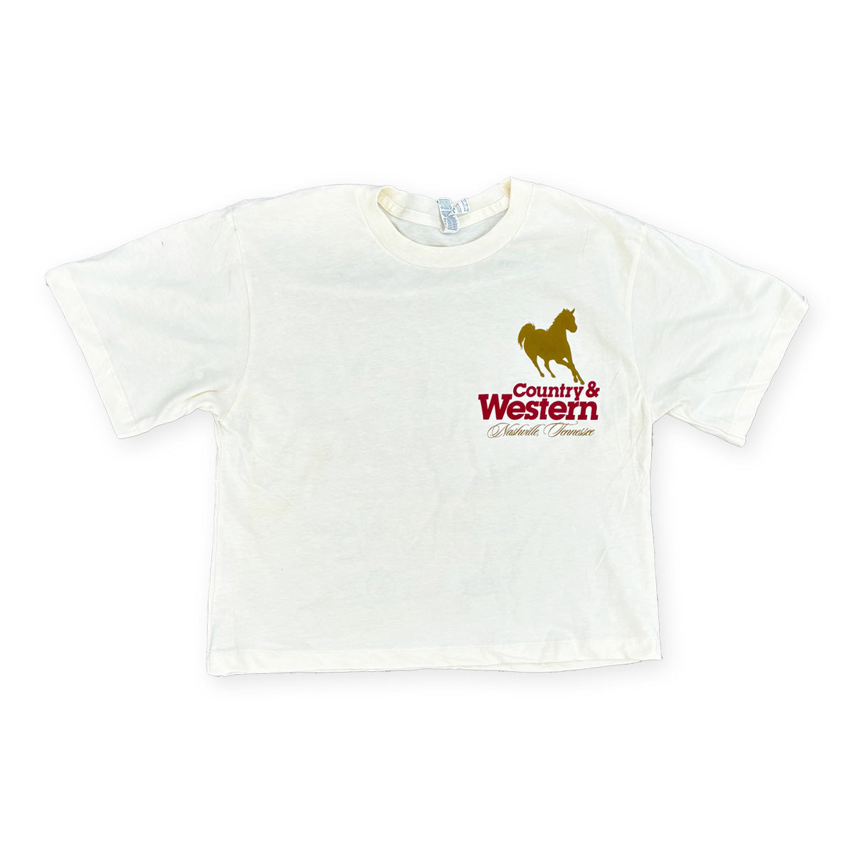 Country & Western 500 Horsepower Ivory Crop