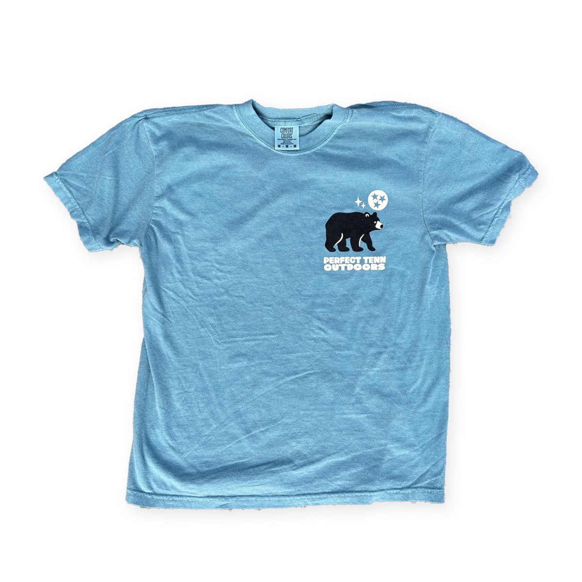 Tennessee Outdoors East Tennessee Flora & Fauna Faded Blue Tee