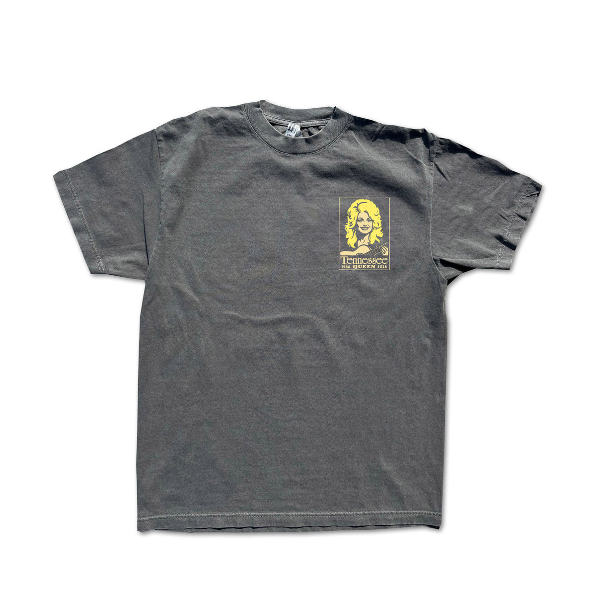 Tennessee Queen Memorial Tee - Faded Black