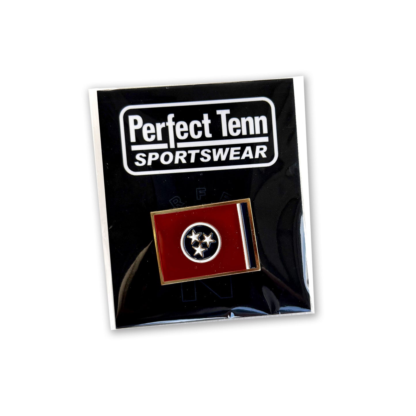 Tennessee Tri-star Flag Enamel Pin