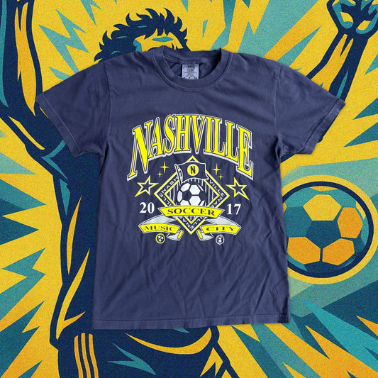 Nashville Soccer 90s Arch Tee