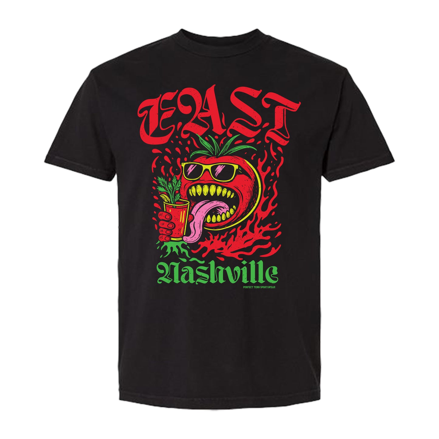 East Nashville Tomato Rocker Black Tee *PRESALE ONLY