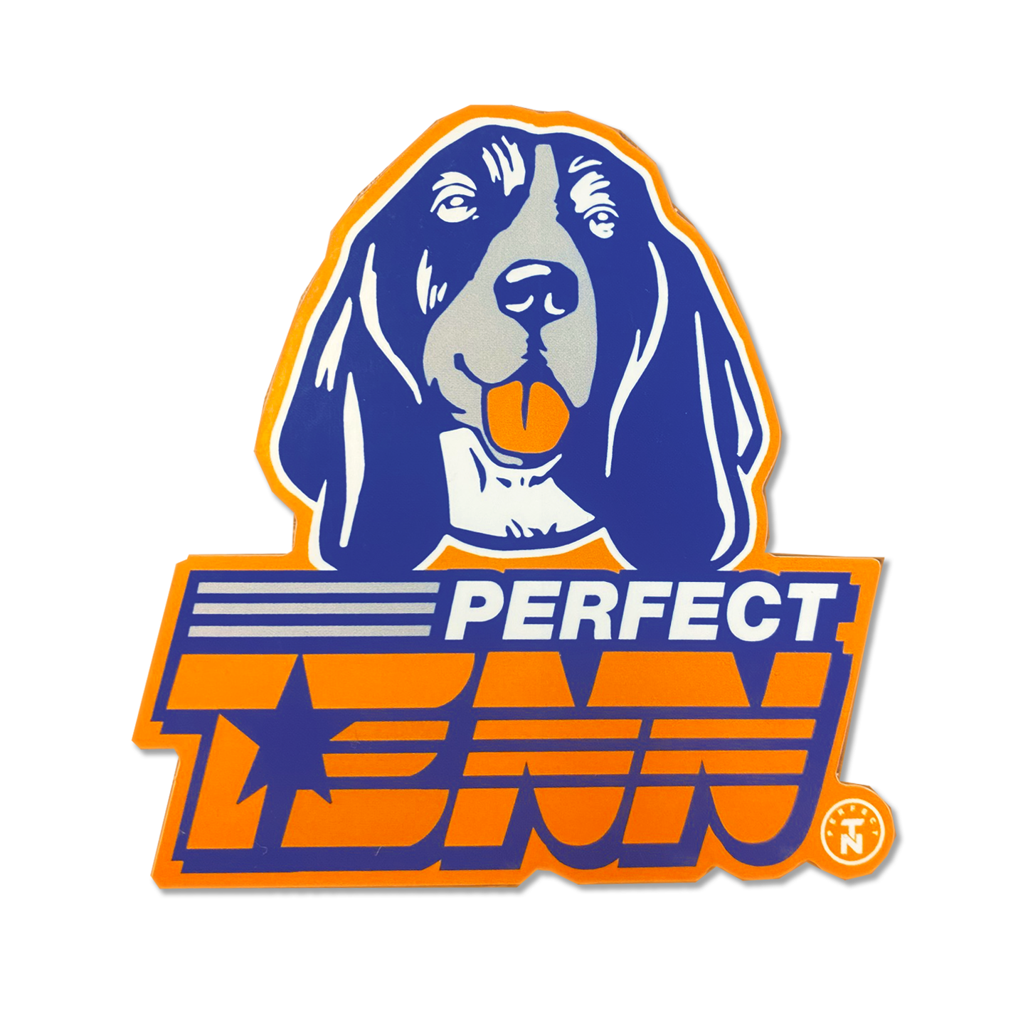 Perfect Tenn Orange Hound Dog Stickter