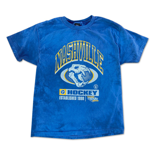 Nashville Hockey Fossilized Faded Navy Tee