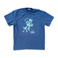 Follow Me to Nashville, Tenn Bucking Bronco Deep Blue Tee