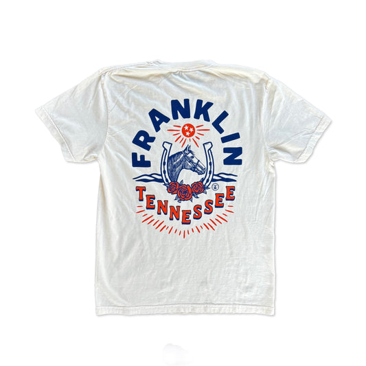 Franklin, Tennessee Beige Horse Farm Tee