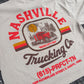 Nashville Trucking Co. Sandstone Crop Tee
