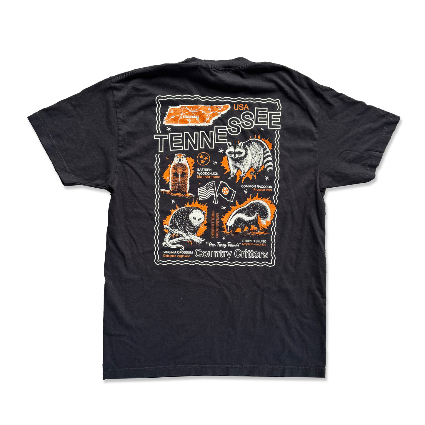 Tennessee Critters Black Tee