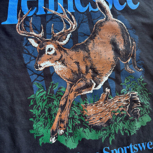 Tennessee Buck Black Retro Nature CROP