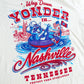 Way Down Yonder 90s Country Raccoon Ivory Tee