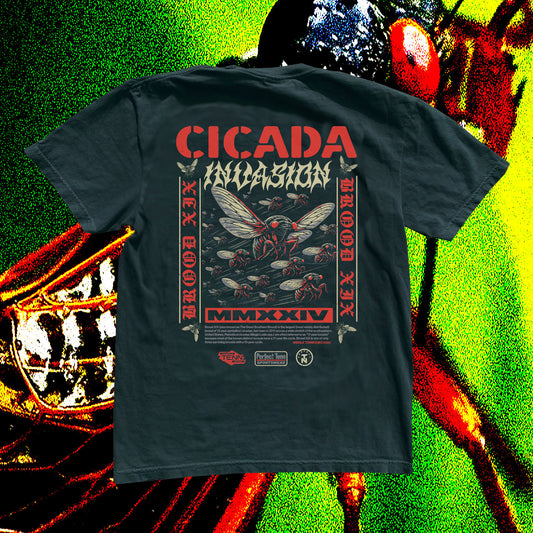 Cicada Invasion Limited Edition Black Tee