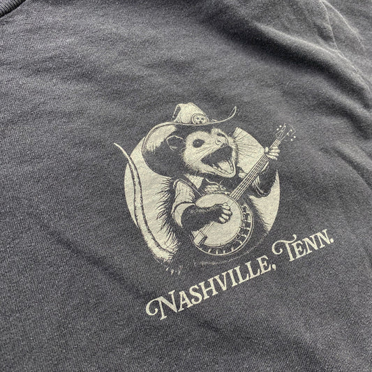 Possum on the Banjo Nashville LONGSLEEVE Tee