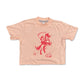 Follow Me to Nashville, Tenn Bucking Bronco Peach Boxy Tee