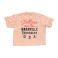 Follow Me to Nashville, Tenn Bucking Bronco Peach Boxy Tee