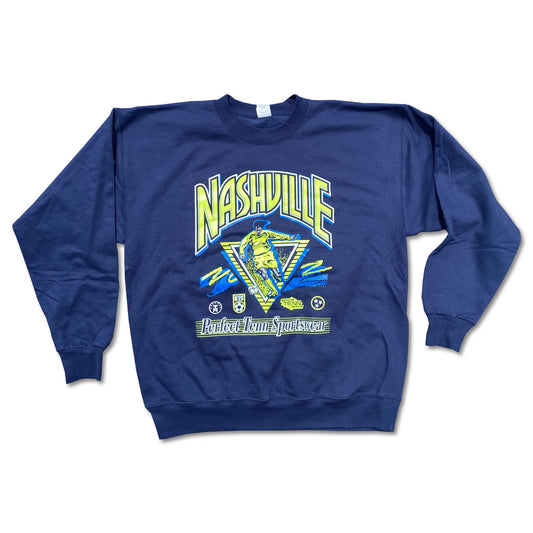 Nashville Soccer 90s Inspired Crewneck Sweatshirt