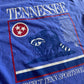 Tennessee Raccoon Flag Periwinkle Tee