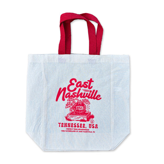 East Nashville Tomatoes Natural Cotton Shopping Tote Bag