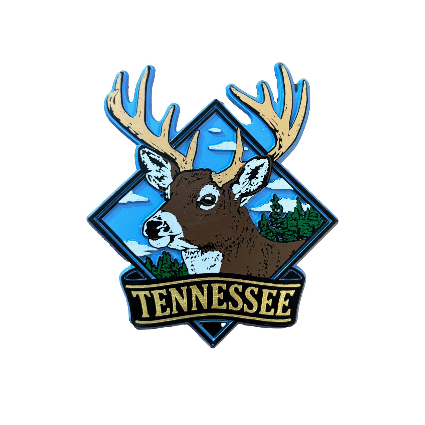 Tennessee Buck Magnet Made in USA 3"