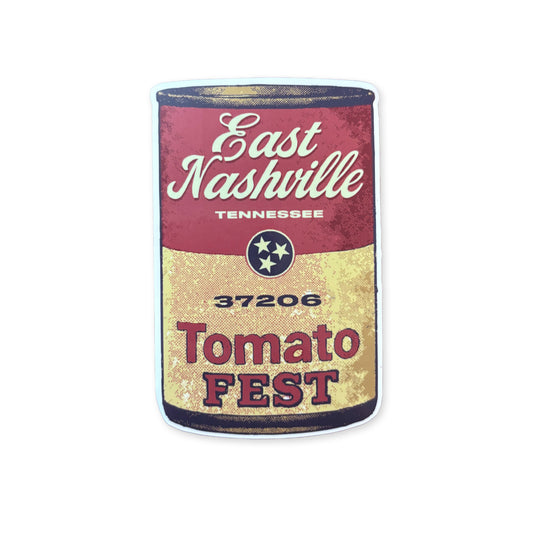 East Nashville Tomato Soup Fest Sticker