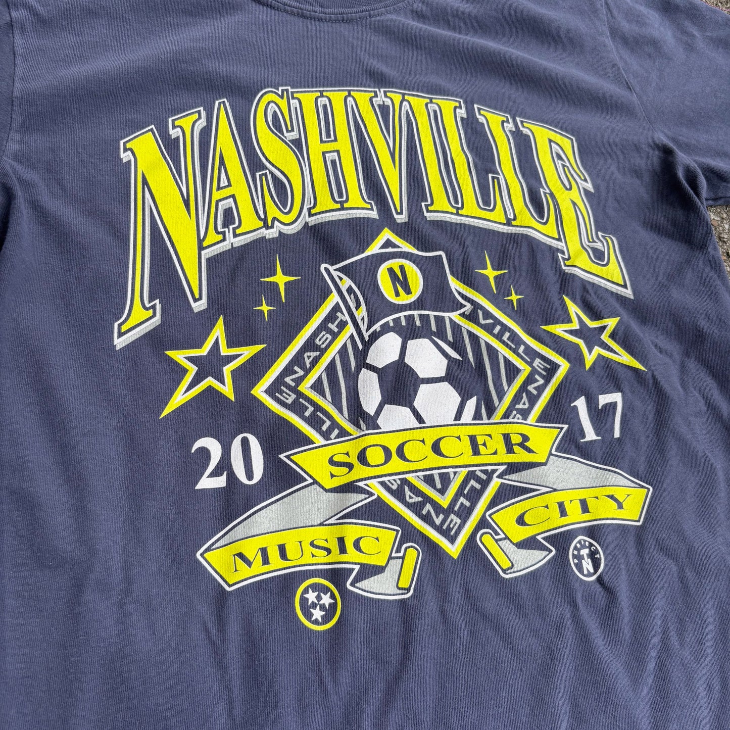 Nashville Soccer 90s Arch Tee