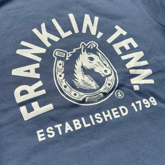 Franklin, Tenn Est. 1799 Faded Navy Crewneck Sweatshirt