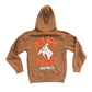 Nashville Barbed Wire Rodeo Brown Hoodie