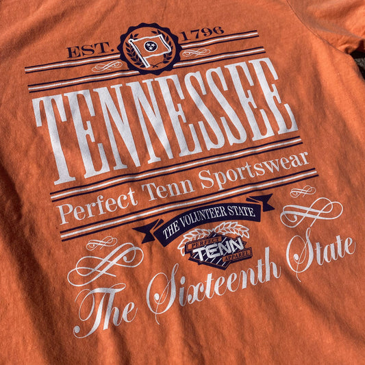 Tennessee Orange Perfect Tenn Classic 90s Athletic Tee