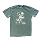 Follow Me to Nashville, Tenn Bucking Bronco Moss Green Tee