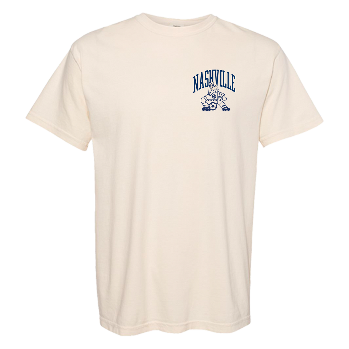 Nashville Soccer 90s Coyote Mashup Ivory Tee