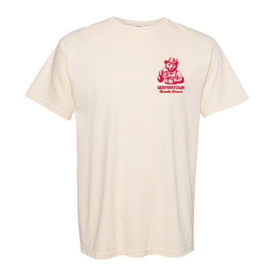 Germantown Oktoberfest Bear Ivory Tee