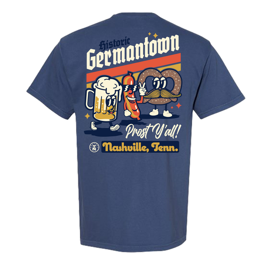 Germantown Oktoberfest Blue Character Tee