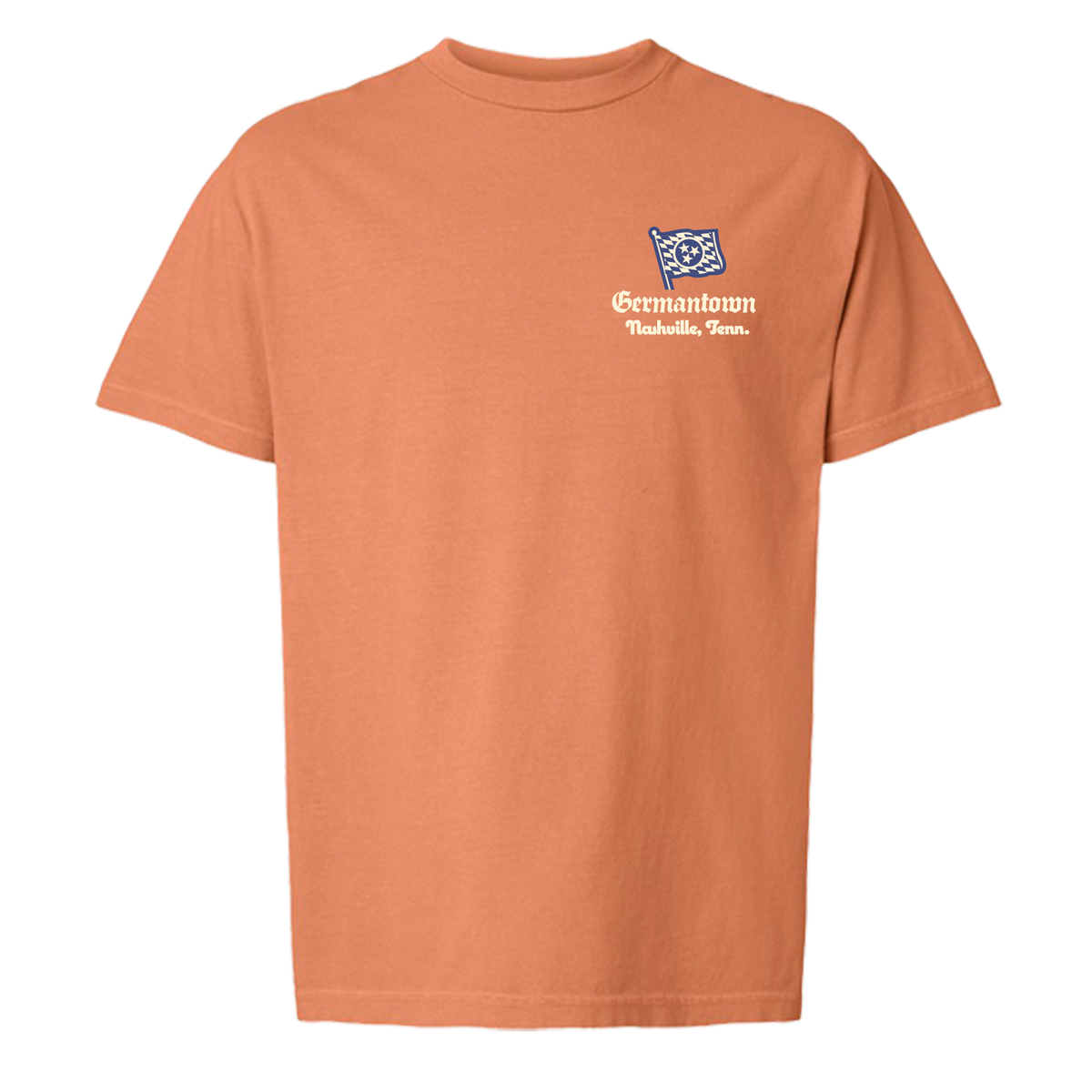 Germantown Oktoberfest Orange Character Tee