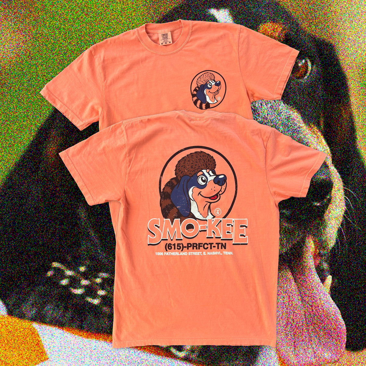 Tennessee Smo-Kee Truck Stop Faded Orange Tee