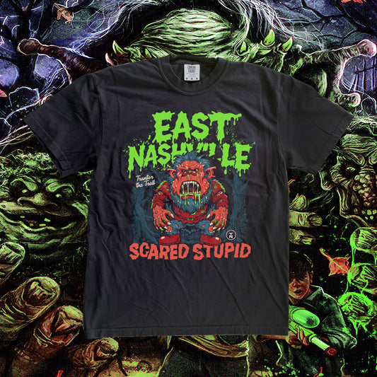 East Nashville Scared Stupid - Trantor the Troll Tee