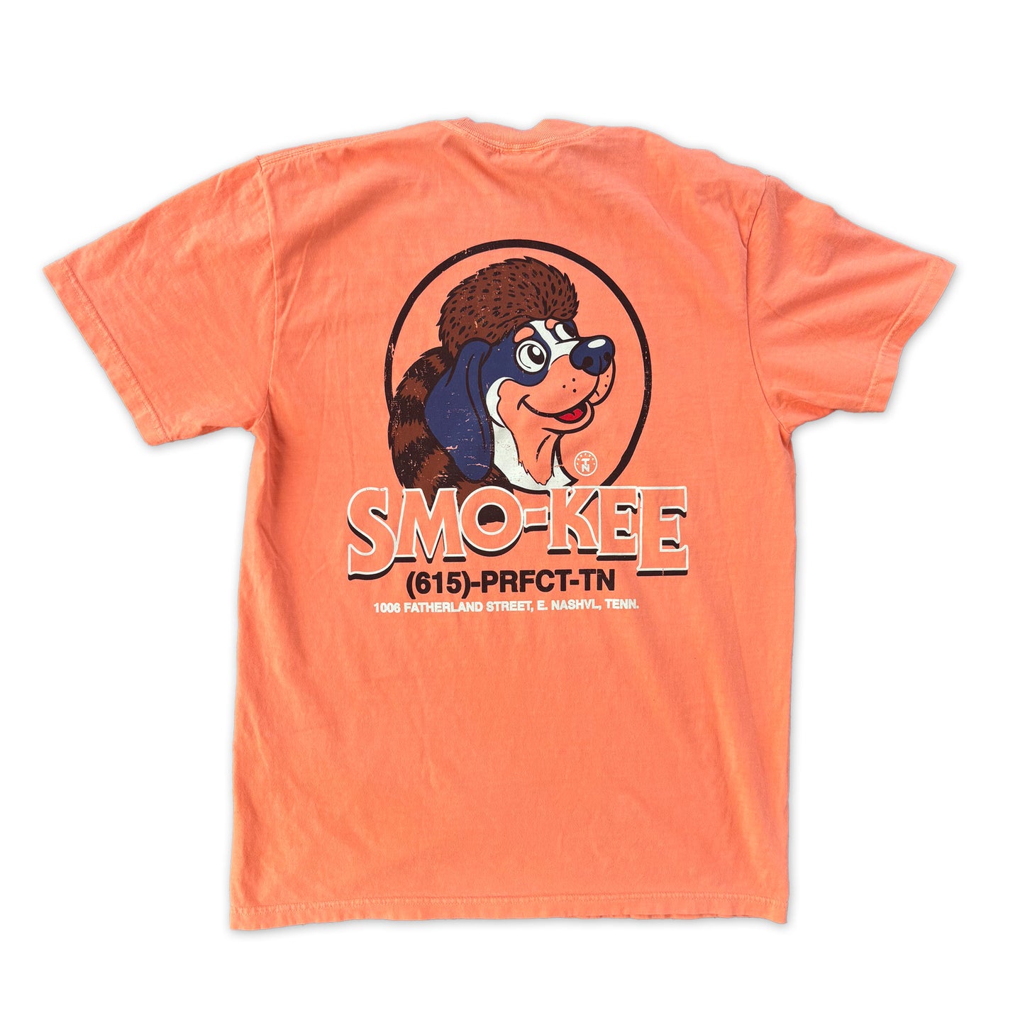 Tennessee Smo-Kee Truck Stop Faded Orange Tee