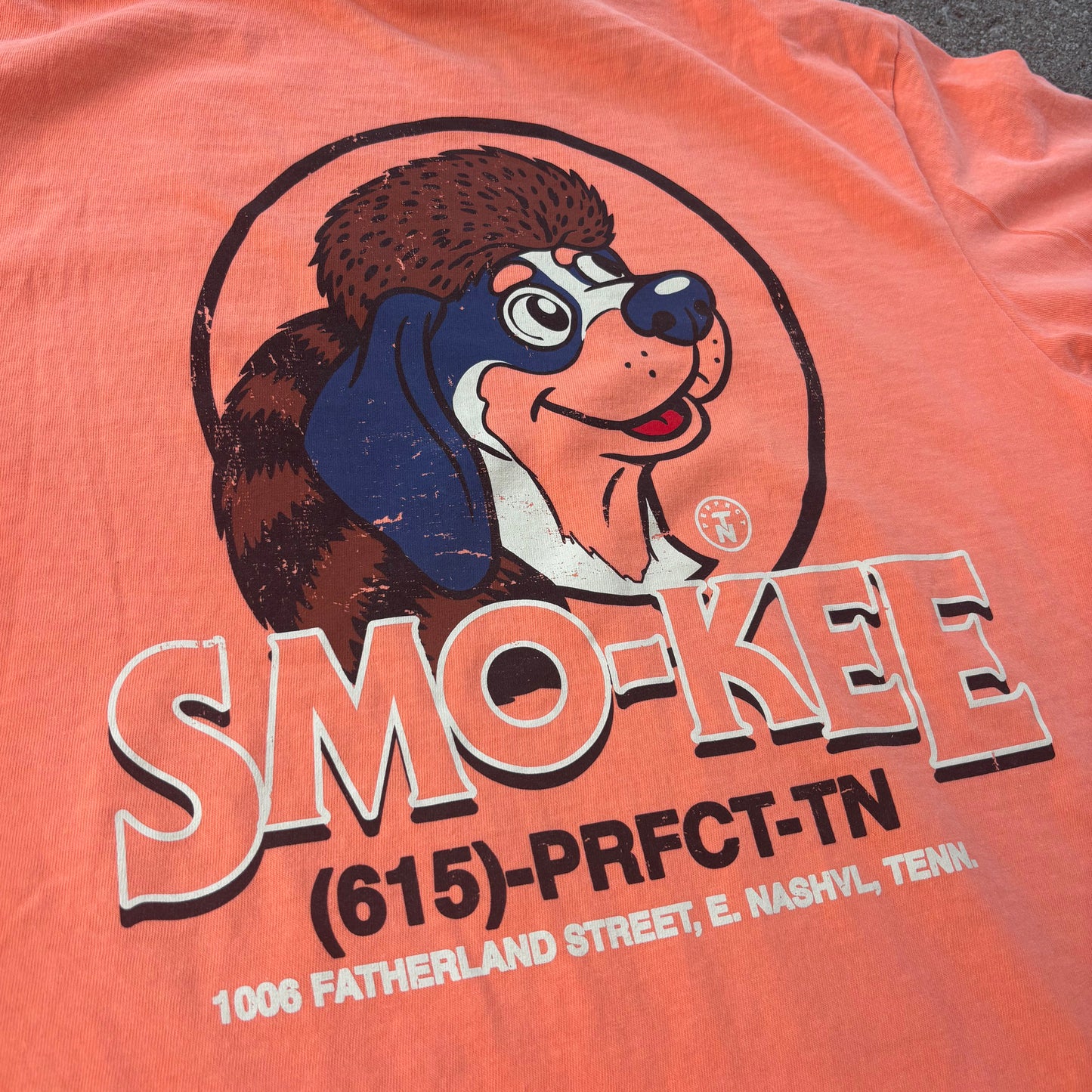 Tennessee Smo-Kee Truck Stop Faded Orange Tee