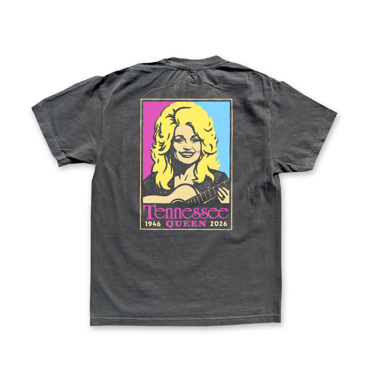 Tennessee Queen Memorial Tee - Faded Black