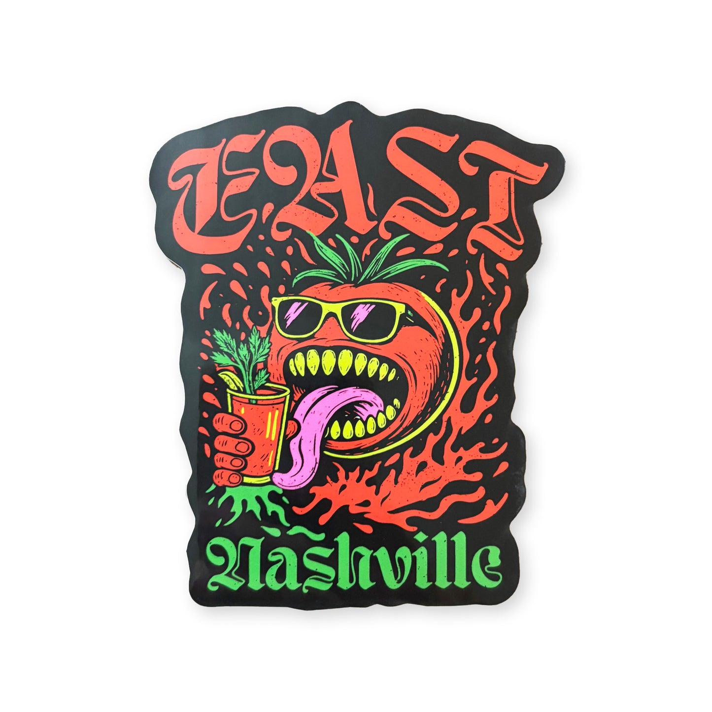 East Nashville Screamin Tomato Bloody Mary Sticker