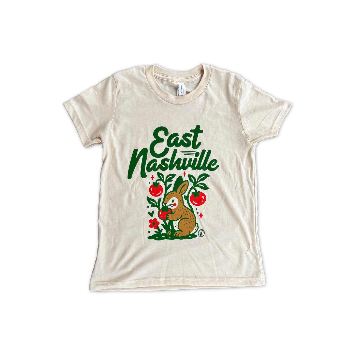 East Nashville Youth Rabbit Tomato Snack Tee